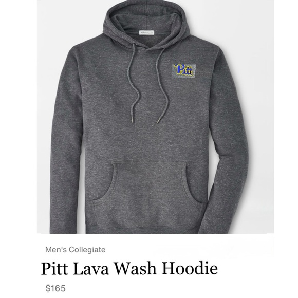 PETER MILLAR Pitt Lava Wash Hoodie - Picture 1 of 12